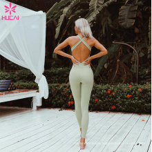 Fashion Custom Hot Selling Women Tight Casual Color Jumpsuit